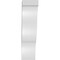 Ekena Millwork 3 1/2-in. W x 6-in. D x 14-in. H Funston Architectural Grade PVC Knee Brace BRCP035X06X14FST - alternate 5